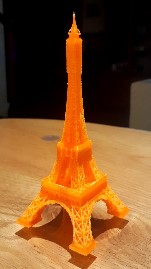 Mô hình 3D tháp effel